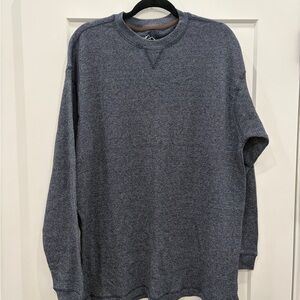 Men's Classic Blue Crewneck Sweater